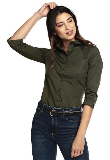 Camisa Verde Active