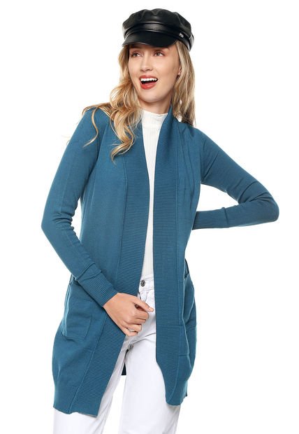 Cardigan azul turquesa Clearance