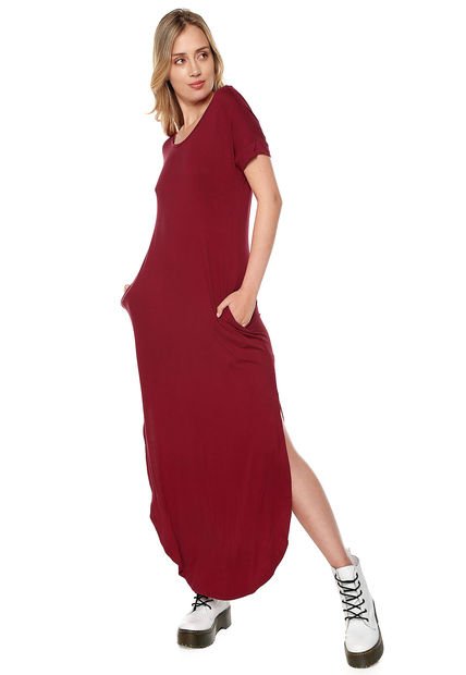Vestido Vinotinto Active