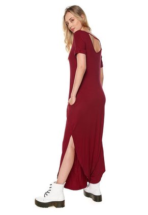 Vestido Vinotinto Active