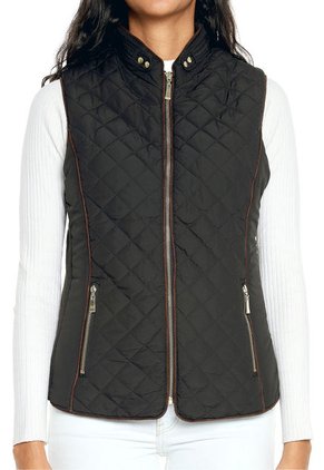 Chaleco Negro-Café Active