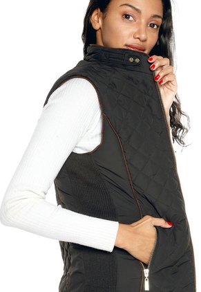 Chaleco Negro-Café Active