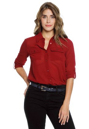 Camisa Vinotinto Active