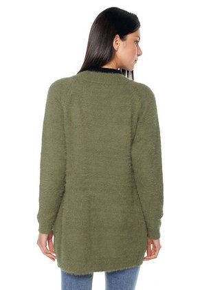 Cárdigan Verde oliva Active