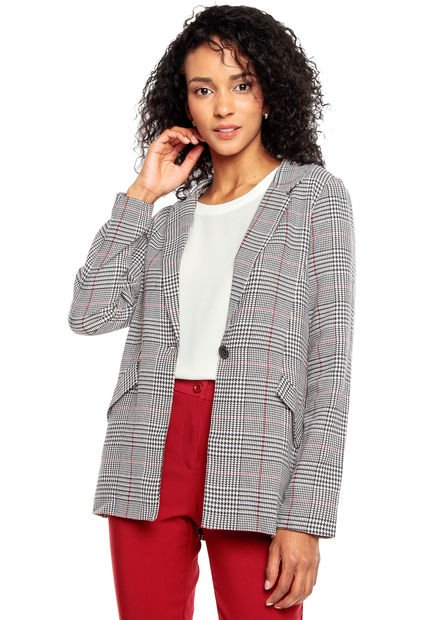 Blazer Negro-Blanco-Rojo Active