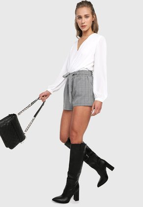 Short Negro-Blanco Active