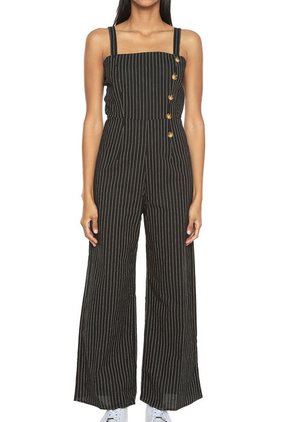 Enterizo Negro-Blanco Active