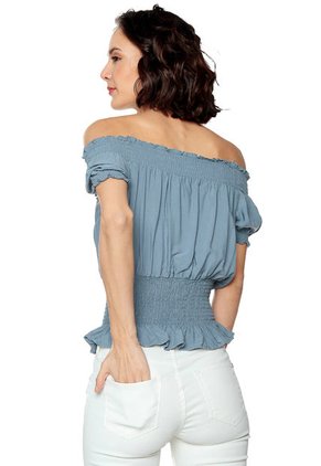 Blusa Azul Grisáceo Active