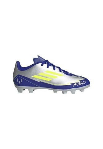 Guayos Adidas Kids F50 Club-Platiado-Azul adidas