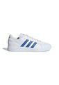 Tenis Hombre Adidas Grand Court - Blanco-Azul de adidas