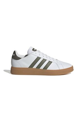 Tenis Hombre Adidas Grand Court Base - Blanco-Verde