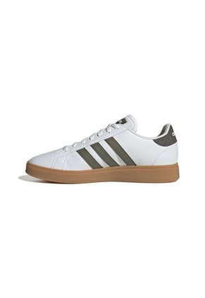 Tenis Hombre Adidas Grand Court Base - Blanco-Verde