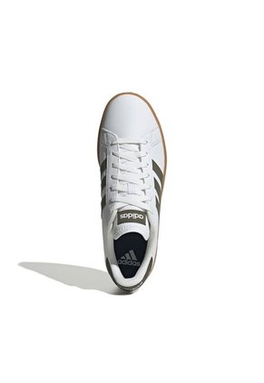 Tenis Hombre Adidas Grand Court Base - Blanco-Verde