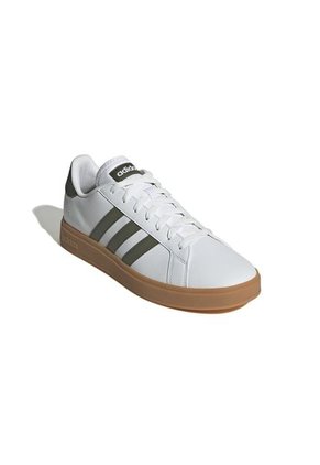 Tenis Hombre Adidas Grand Court Base - Blanco-Verde