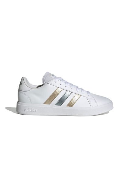Tenis Mujer Adidas Grand Court Base 2.0 - Blanco