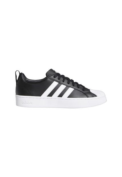 Tenis Hombre Adidas Court Low - Negro-Blanco