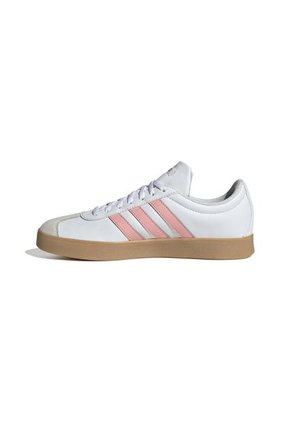 Tenis Mujer Adidas Vl Court - Blanco-Rosado