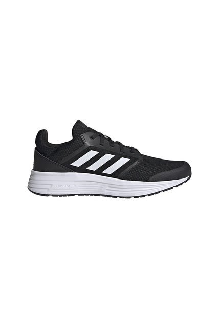 Tenis Running Adidas Galaxy 5 - Negro-blanco