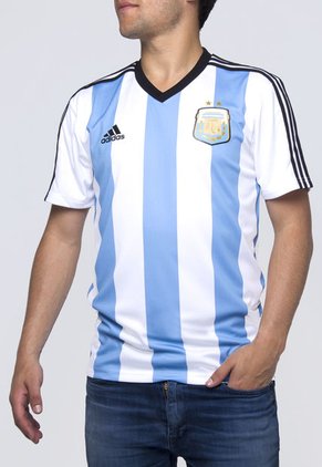 Camiseta adidas Réplica Selección Argentina Azul Celeste-Blanco