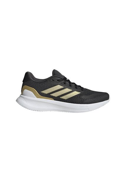 Tenis Mujer Adidas Running Runfalcon 5- Negro-Dorado