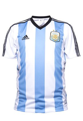 Camiseta adidas Réplica Selección Argentina Azul Celeste-Blanco
