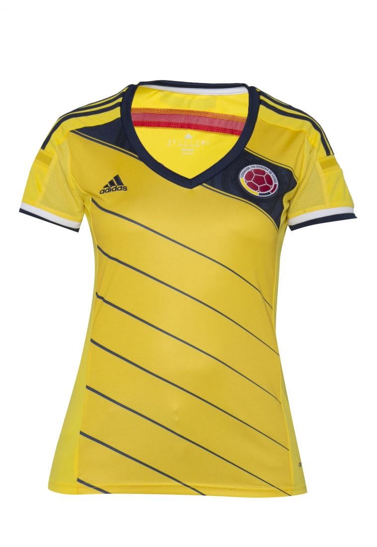 Camiseta adidas Selección Colombia Mujer Fcf H Jsy W Amarillo Compra