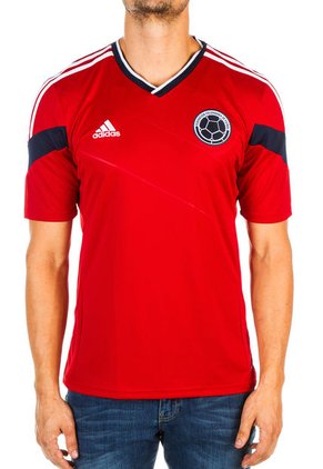 Camiseta Rojo adidas Visitante Selección Colombia
