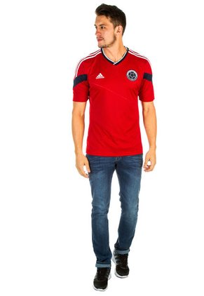 Camiseta Rojo adidas Visitante Selección Colombia