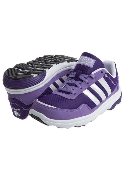 Training Adidas Lite Runner W Lila-Blanco