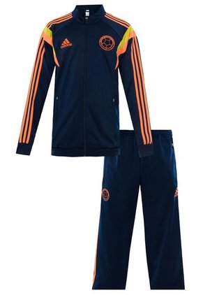 Sudadera adidas Selección Colombia FCF PES Suit Azul Oscuro