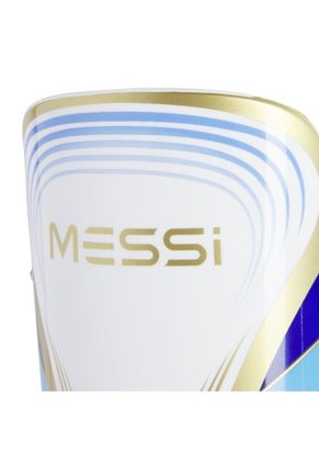 Canilleras Adidas Kids Messi Match - Blanco-Azul