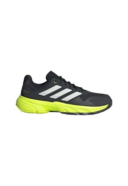 Tenis Hombre Adidas Courtjam Control 3-Negro-Verde
