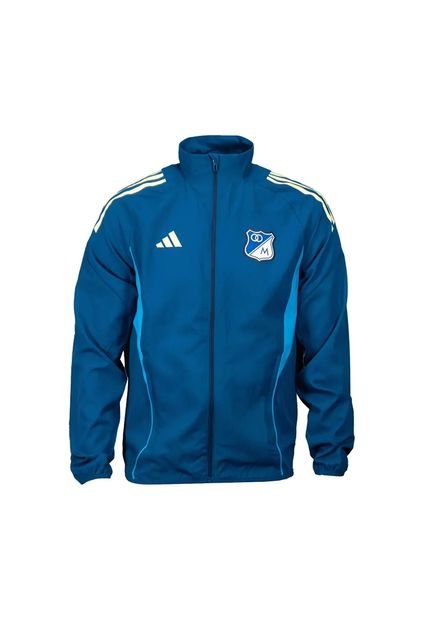 Chaqueta Adidas Hombre Performance Millonarios 2025 - Azul