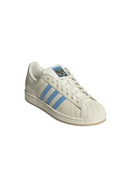 Tenis Adidas Originals Hombre  Superstar Messi-Blanco - Azul