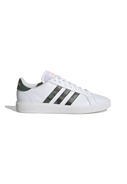 Tenis Hombre Adidas Grand Court Base - Blanco