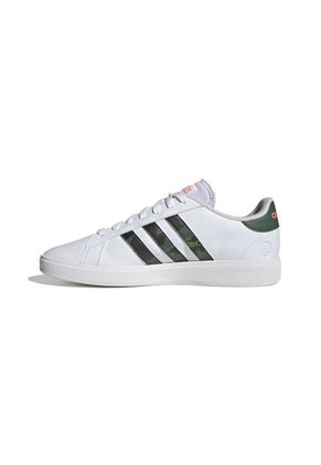Tenis Hombre Adidas Grand Court Base - Blanco