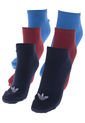 Calcetines Rojo-Azul-Negro adidas TREFOIL LINER de adidas