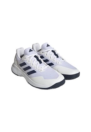 Tenis Hombre Adidas Gamecourt 2.0 - Blanco-Azul