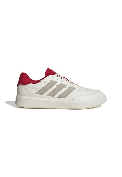 Tenis Hombre Adidas Courtblock - Blanco-Rojo
