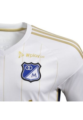 Camiseta Adidas Hombre Visitante Millonarios 2024 - Blanco
