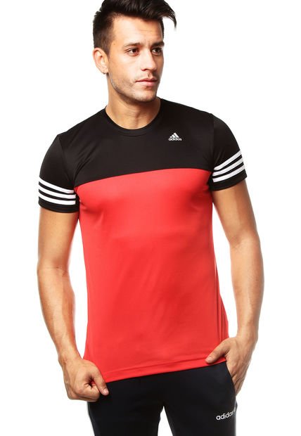 Camiseta Rojo-Negro adidas Base Mid Tee Dd - Compra | Dafiti Colombia