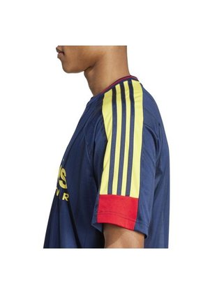Camiseta Adidas Hombre M Tiro Ntpk Tee - Azul-Amarillo