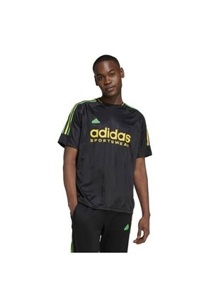 Camiseta Adidas Hombre M Tiro Ntpk Tee - Negro-Verde