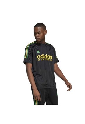 Camiseta Adidas Hombre M Tiro Ntpk Tee - Negro-Verde