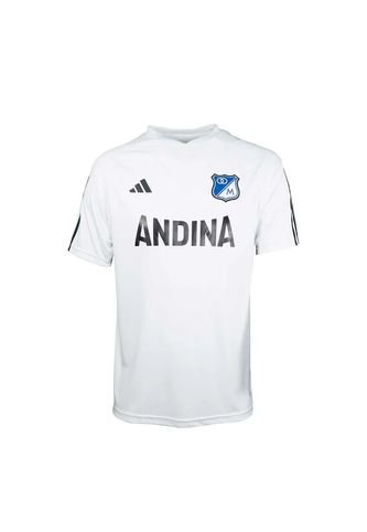 Camiseta  Adidas Hombre Entreno Millonarios FC 2024-Blanco adidas