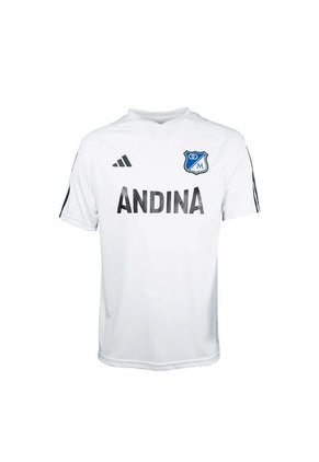 Camiseta  Adidas Hombre Entreno Millonarios FC 2024-Blanco