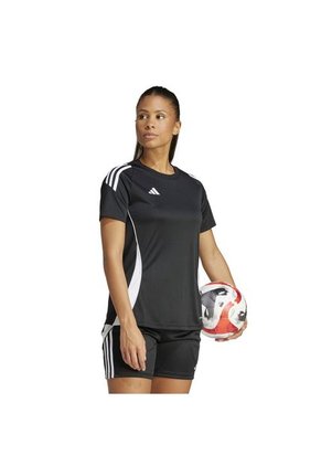 Camiseta Adidas Mujer Tiro 24 - Negro-Blanco