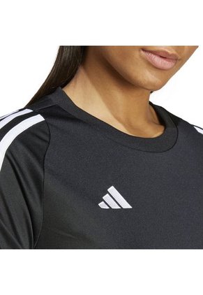 Camiseta Adidas Mujer Tiro 24 - Negro-Blanco