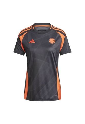 Camiseta Adidas Mujer Selección Colombia 24 - Negro-Naranja adidas