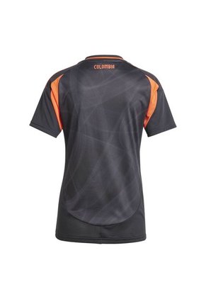 Camiseta Adidas Mujer Selección Colombia 24 - Negro-Naranja